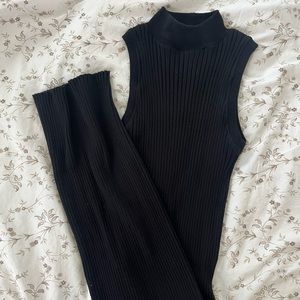 LONG ZARA KNIT MIDI-DRESS